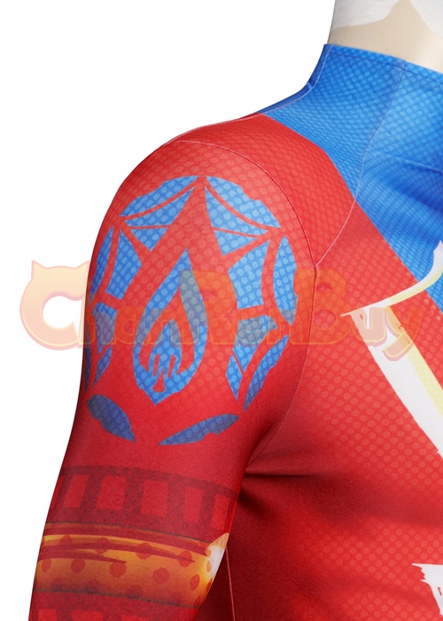 Spider-Man India Pavitr Prabhakar Bodysuit Costume Across the Spider-Verse Cosplay Suit 