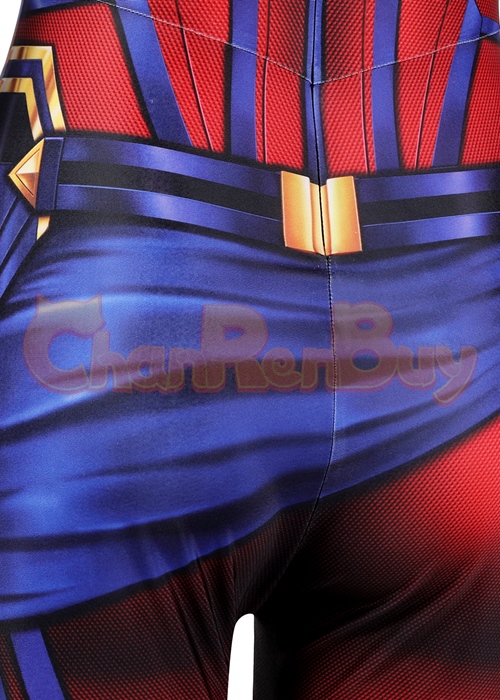 Captain Marvel Carol Danvers Bodysuit Costume Cosplay Avengers: Endgame Suit 