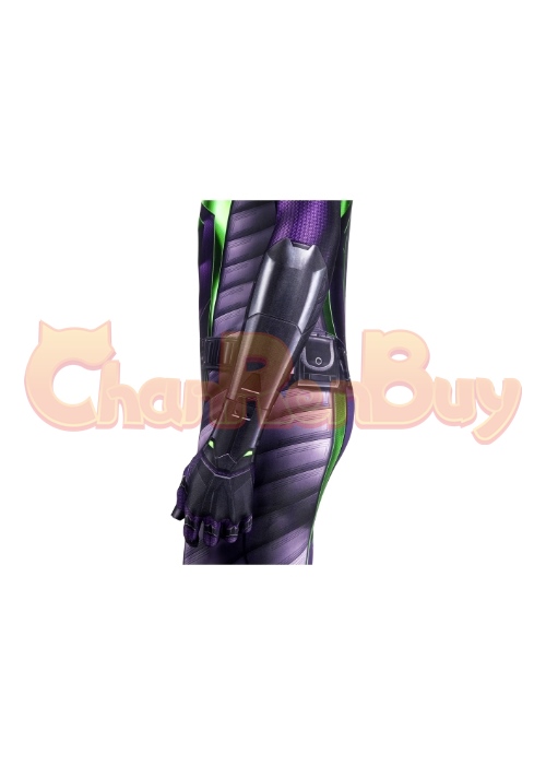 Marvel's Spider-Man Bodysuit Costume Miles Morales Purple Reign Cosplay Suit