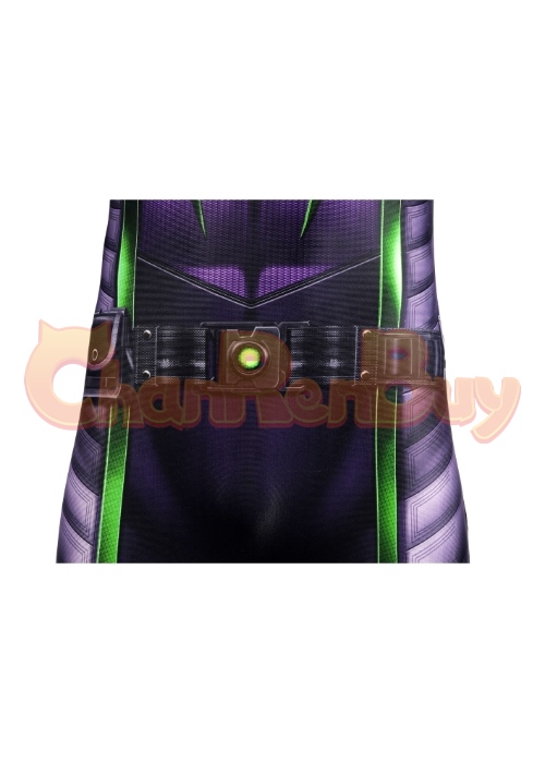 Marvel's Spider-Man Bodysuit Costume Miles Morales Purple Reign Cosplay Suit