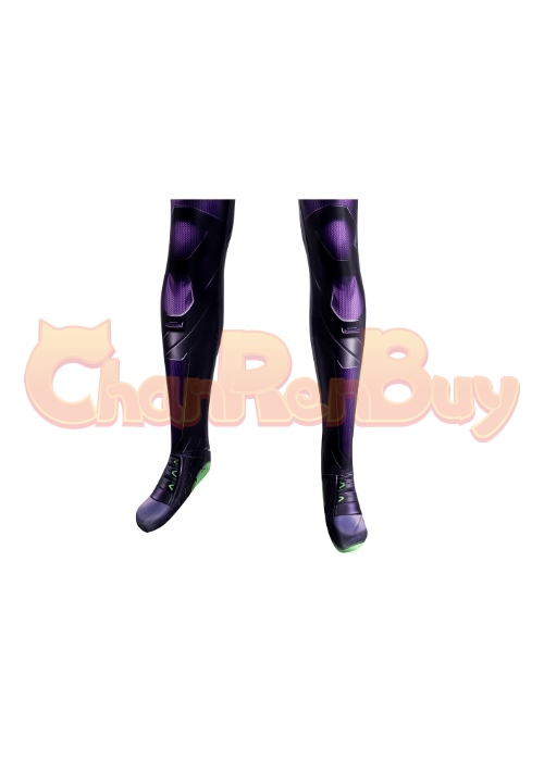 Marvel's Spider-Man Bodysuit Costume Miles Morales Purple Reign Cosplay Suit
