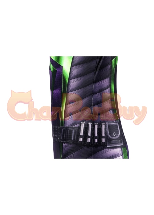 Marvel's Spider-Man Bodysuit Costume Miles Morales Purple Reign Cosplay Suit