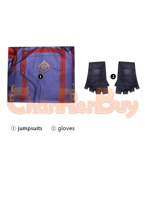 Guardians of the Galaxy 3 Star Lord Bodysuit Costume Cosplay Suit Peter Quill Jumpsuit Outfit