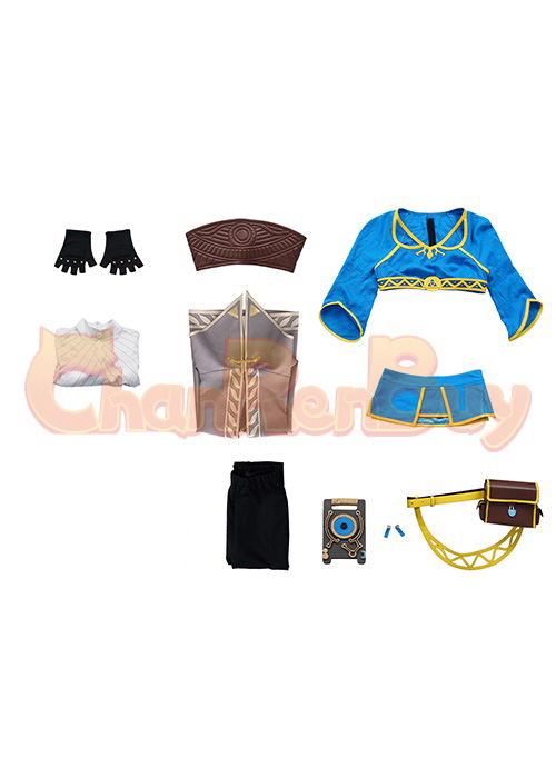 The Legend of Zelda Princess Zelda Costume Cosplay Suit with Cloak Breath of the Wild Outfit