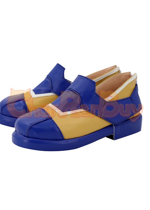 Green Blue Oak Shoes Pokemon Cosplay Boots