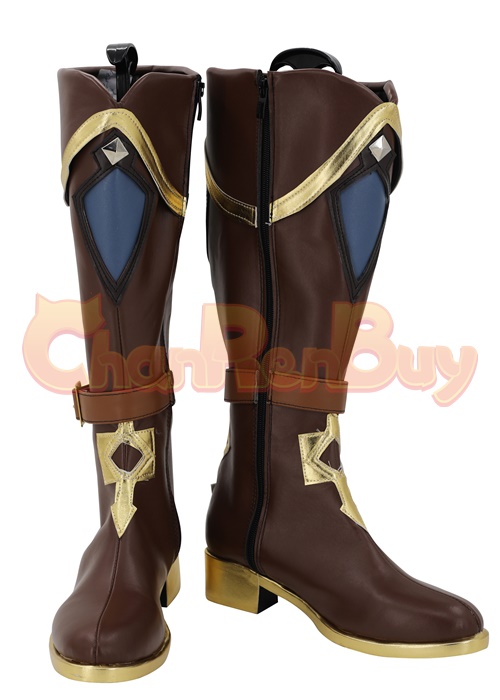 Kaeya Shoes Genshin Impact Cosplay Boots Ver.2