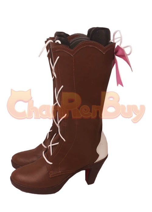 Springbloom Missive Kamisato Ayaka Shoes Genshin Impact Cosplay Boots