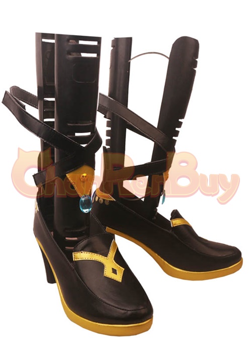  Genshin Impact Lisa Minci Shoes Cosplay Women Boots