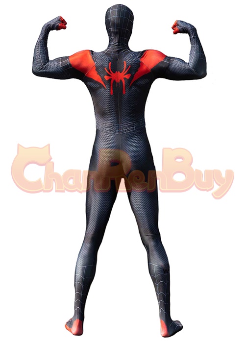Spider-Man Miles Morales Costume Cosplay Suit Bodysuit for Adult Kid