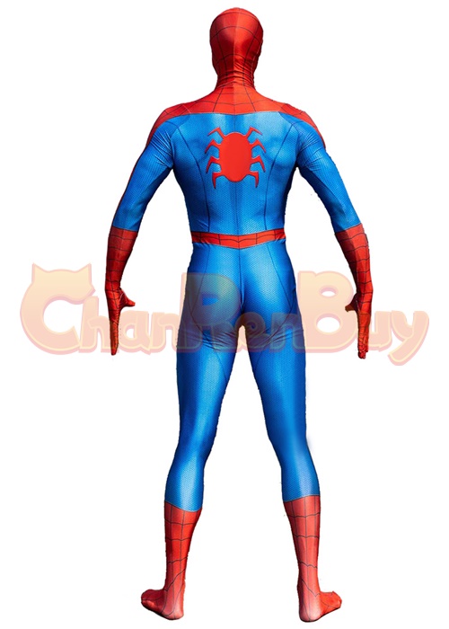 Spider-Man Classic Suit Costume Cosplay Bodysuit for Adult Kid