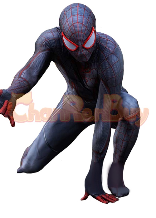 Spider-Man Miles Morales BODEGA Cat Suit Costume Cosplay Bodysuit for Adult Kid