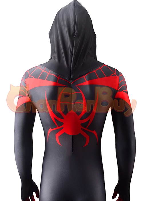 Spider-Man Miles Morales Female Costume Cosplay Suit Bodysuit for Adult Kid