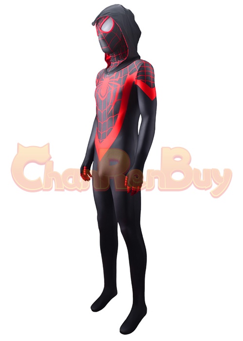 Spider-Man Miles Morales Female Costume Cosplay Suit Bodysuit for Adult Kid