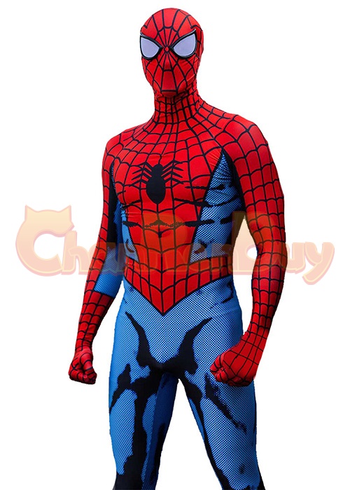 Ultimate Spider-Man Costume Cosplay Suit Peter Parker Bodysuit for Adult Kid