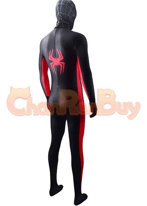 Spider-Man Across the Spider-Verse Miles Morales Costume Cosplay Suit Bodysuit for Adult Kid