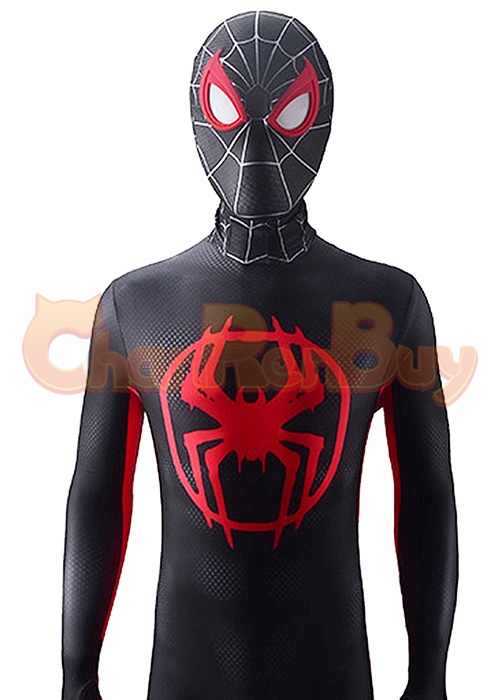 Spider-Man Across the Spider-Verse Miles Morales Costume Cosplay Suit Bodysuit for Adult Kid