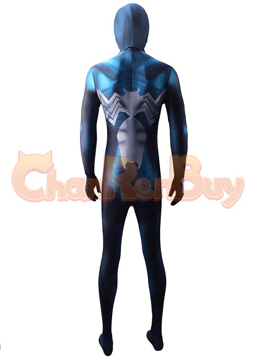 Venom Spider Man Blue Symbiote Suit Costume Cosplay Bodysuit for Adult ...