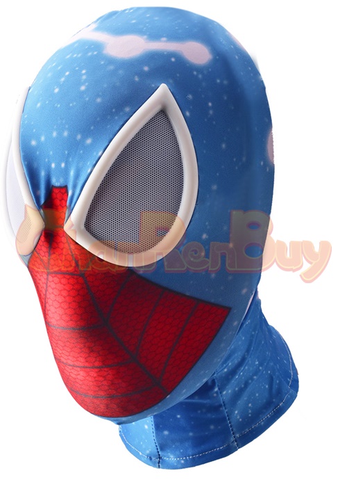 Venom Spider Man Sky Blue Symbiote Suit Costume Cosplay Bodysuit for Adult Kid