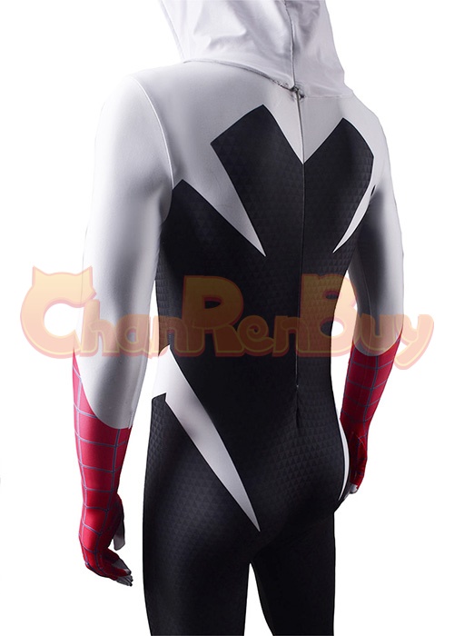 Gwen Stacy Costume Cosplay Suit Spider-Man Across the Spider-Verse Bodysuit for Adult Kid