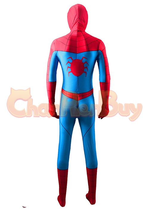 Spider-Man Classic Suit Costume Cosplay Bodysuit for Adult Kid