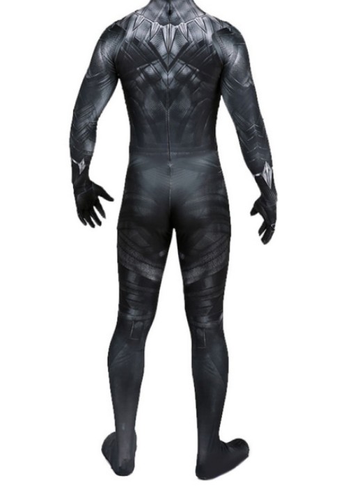 Captain America Civil War Black Panther Costume T'Challa Cosplay Bodysuit