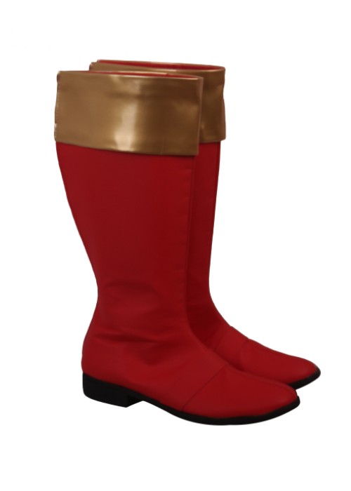 Hakua Aba Red Shoes Bakuryu Sentai Abaranger Ryouga Cosplay Boots