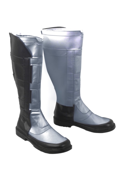 Quantum Realm Shoes Avengers Endgame Cosplay Silver Boots