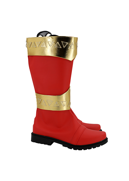 Kishiryu Sentai Ryusoulger Shoes Ryusou Red Cosplay Boots
