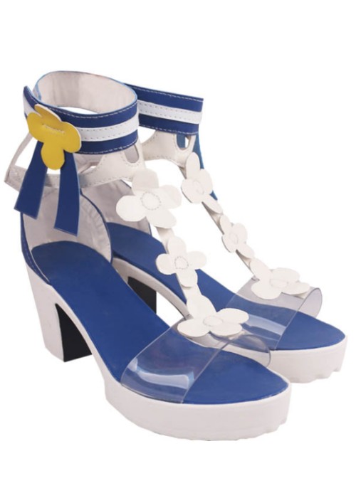 Barbara Shoes Genshin Impact Summertime Sparkle Cosplay Boots