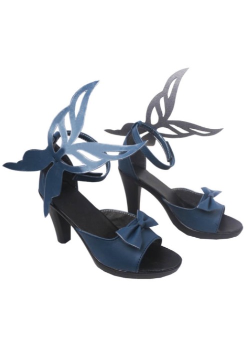 Keqing Orchid's Evening Gown Shoes Genshin Impact Cosplay Boots