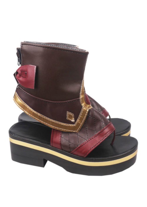 Kuki Shinobu Shoes Genshin Impact Cosplay Boots
