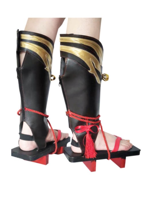 Shikanoin Heizou Shoes Genshin Impact Cosplay Boots