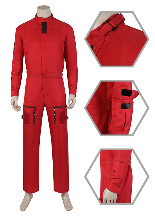Star Lord Costume Peter Quill Guardians of the Galaxy 3 Cosplay Red Team Suit