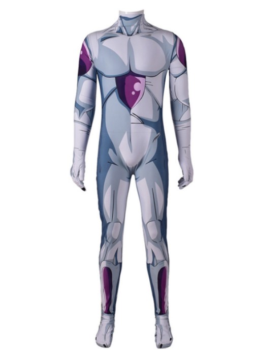 Dragon Ball Z Frieza Costume Cosplay Bodysuit