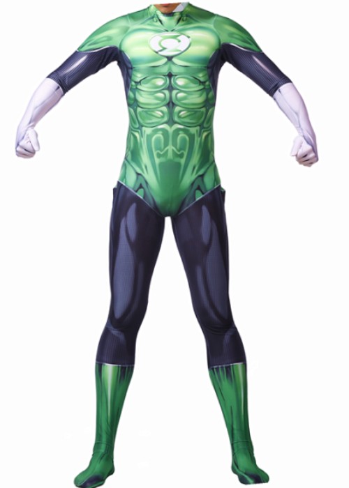 Green Lantern Costume Cosplay Bodysuit
