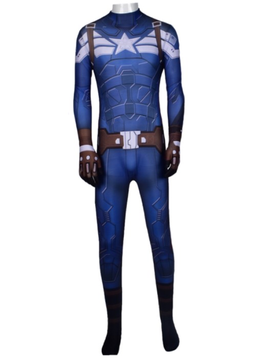Captain America 2 Costume Cosplay Bodysuit