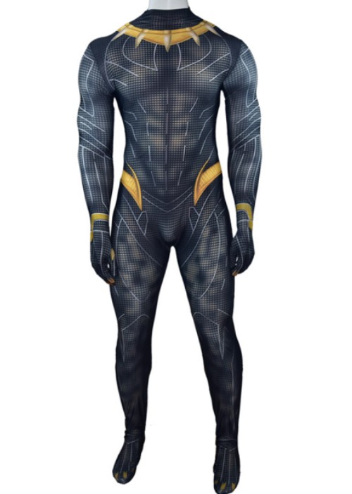 Black Panther Erik Killmonger Costume Cosplay Bodysuit