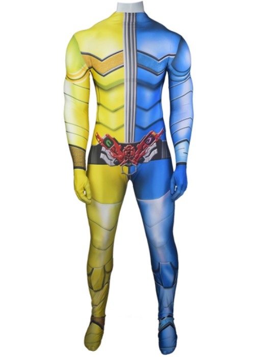 Kamen Rider W Luna Trigger Costume Cosplay Bodysuit