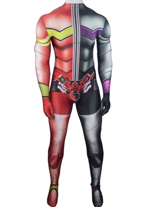 Kamen Rider W Heat Metal Costume Cosplay Bodysuit