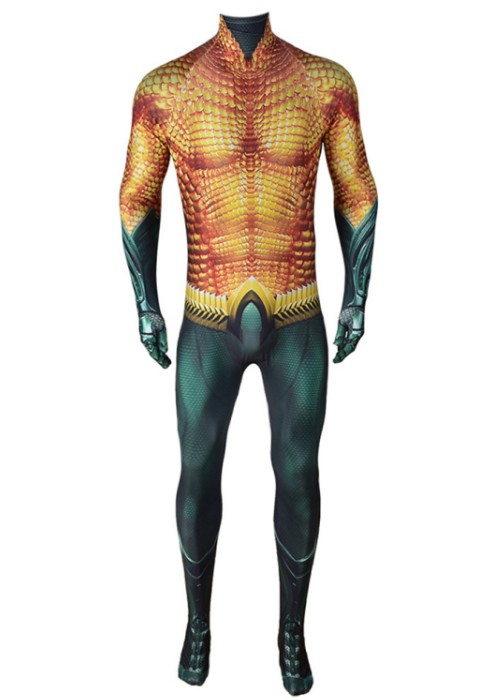 Aquaman Costume Arthur Curry Cosplay Bodysuit