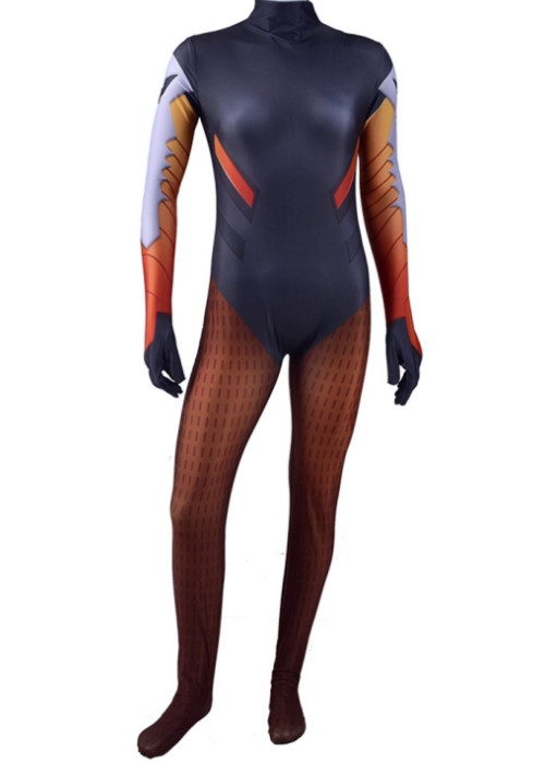 Overwatch Mercy Angela Ziegler Costume Cosplay Bodysuit