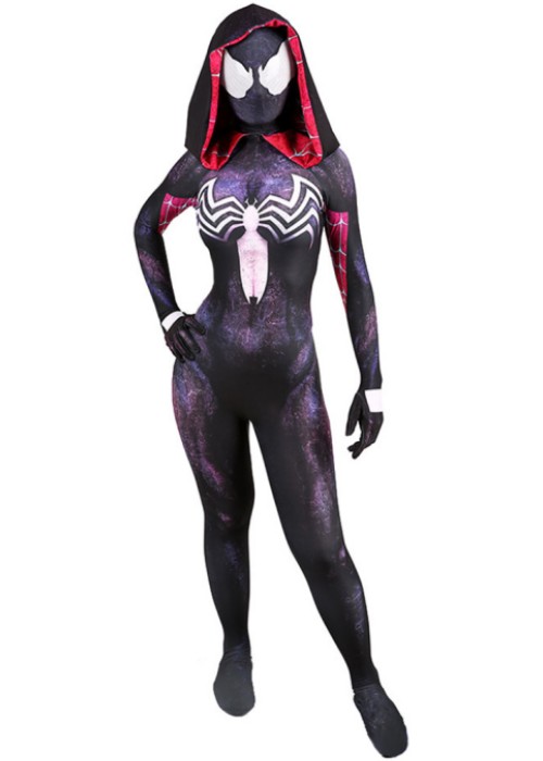 Venom Spider Gwen Costume Stacy Cosplay Bodysuit
