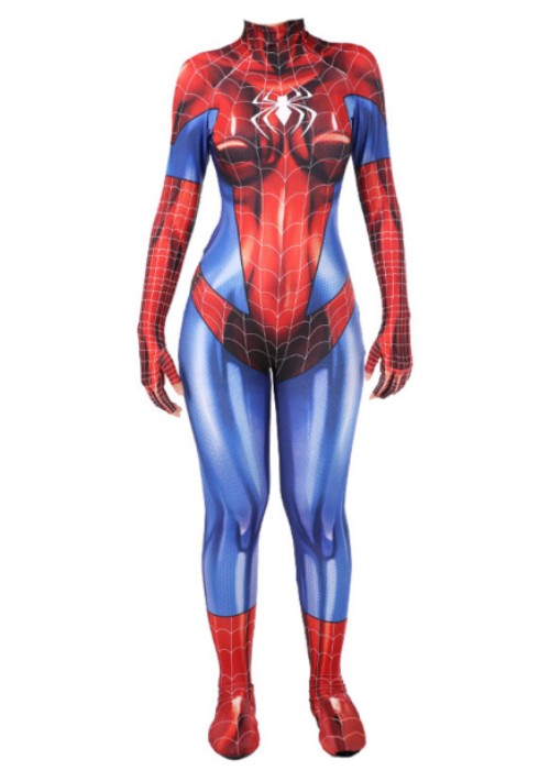 Spinneret Spider Girl Costume Spider Man Mary Jane Cosplay Bodysuit Ver.2