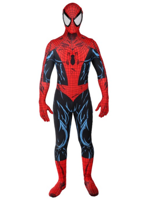 Ultimate Spider Man Costume Peter Damaged Suit Cosplay Bodysuit