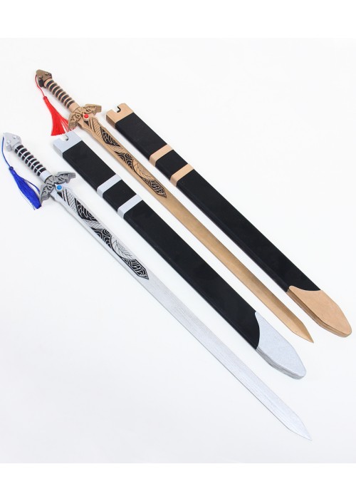The Legend of Heroes: Kuro no Kiseki Aaron Wei  Twin Swords Cosplay Prop