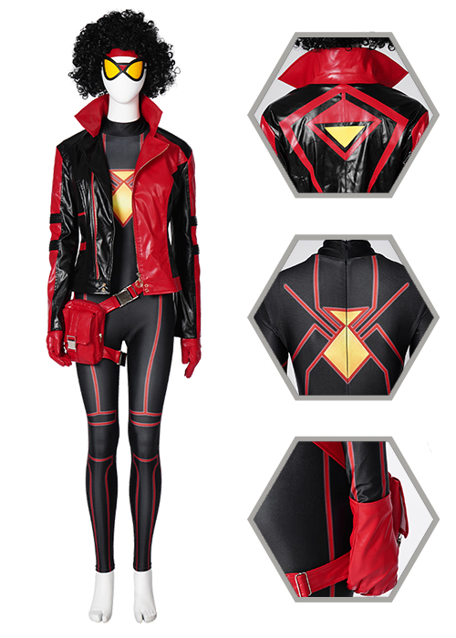 Spider Man Across The Spider Verse Spider Woman Costume Jessica Drew Cosplay Suit