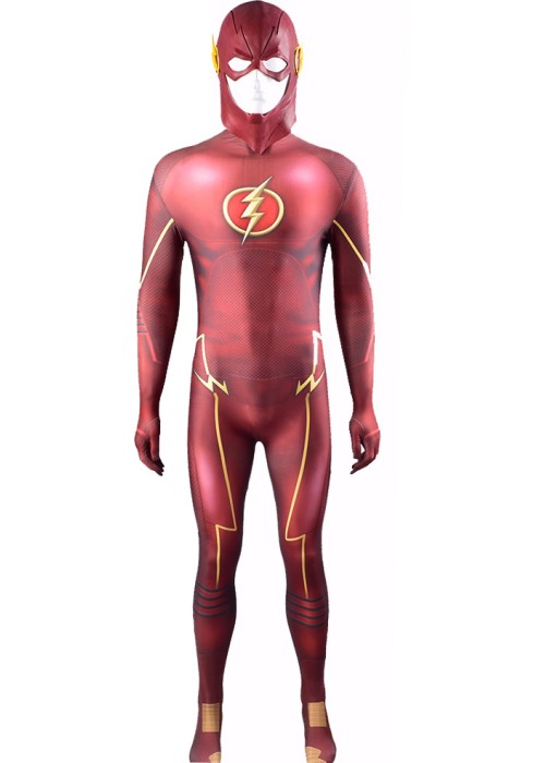 The Flash Seaoson 1 Costume Barry Allen Cosplay Bodysuit