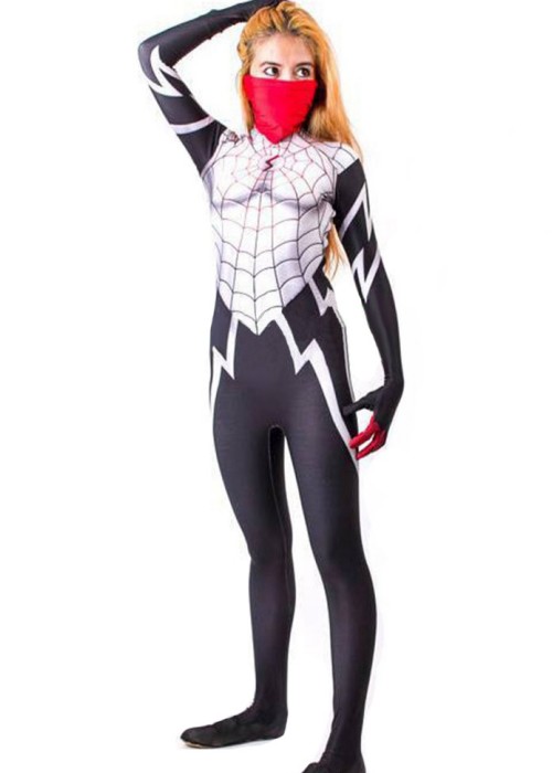 Spider Man Silk Cindy Moon Costume Cosplay Bodysuit