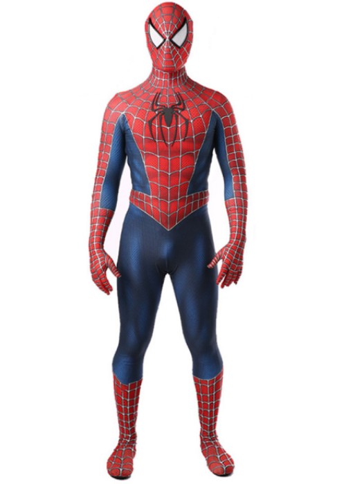 Spider Man 2 Costume Tobey Maguire Cosplay Bodysuit