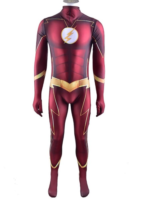 The Flash Season 4 Costume Barry Allen Cosplay Bodysuit
